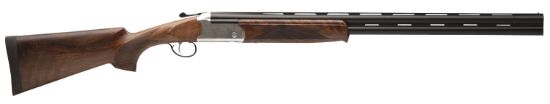 Picture of Stevens 22179 555 E 16 Gauge 3" 28" Over/Under Vent Rib Barrel, Silver Engraved Receiver, Oiled Turkish Walnut, Includes Five Chokes, Ambidextrous Hand 