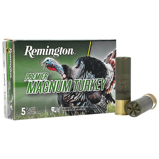 Picture of Remington Ammunition 24395 Premier Magnum Turkey 10 Gauge 3.50" 2 1/4 Oz 4 Shot 5 Per Box/ 20 Cs 