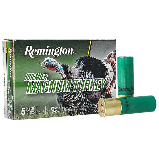 Picture of Remington Ammunition 26805 Premier Magnum Turkey 12 Gauge 3" 2 Oz 5 Shot 5 Per Box/ 20 Cs 