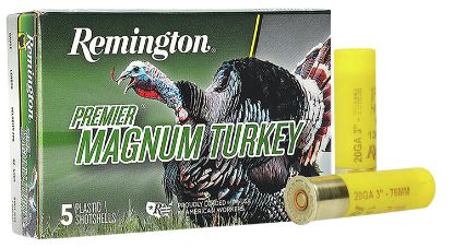 Picture of Remington Ammunition 26859 Premier Magnum Turkey 20 Gauge 3" 1 1/4 Oz 6 Shot 5 Per Box/ 20 Cs 