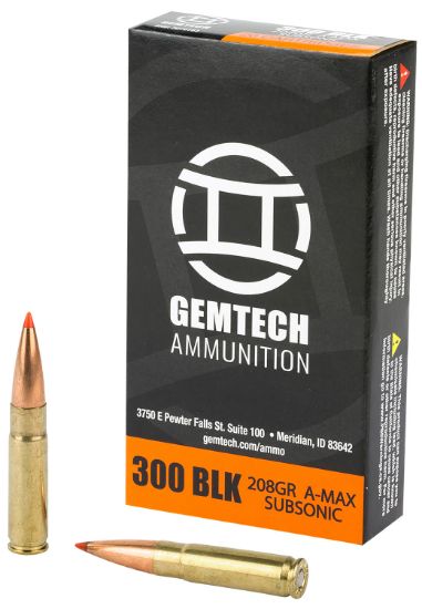 Picture of Gemtech 3010163 Subsonic 300 Blackout 208 Gr Polymer Tip 20 Per Box 