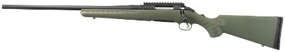 Picture of Ruger 26917 American Predator Full Size 7Mm-08 Rem 4+1 22" Matte Black Threaded Barrel, Matte Black Picatinny Rail Steel Receiver, Moss Green Fixed Synthetic Stock, Left Hand 