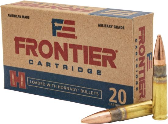 Picture of Frontier Cartridge Fr400 Military Grade Centerfire Rifle 300 Blackout 125 Gr Full Metal Jacket 20 Per Box/ 10 Case 