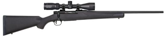 Picture of Mossberg 28052 Patriot 22-250 Rem Caliber With 5+1 Capacity, 22" Fluted Barrel, Matte Blued Metal Finish & Black Synthetic Stock Right Hand (Full Size) Includes Vortex Crossfire Ii 3-9X40mm Scope 