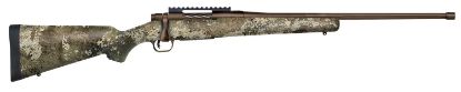 Picture of Mossberg 28074 Patriot Predator 22-250 Rem Caliber With 5+1 Capacity, 22" Threaded/Fluted Barrel, Patriot Brown Cerakote Metal Finish & Truetimber Strata Synthetic Stock Right Hand (Full Size) 