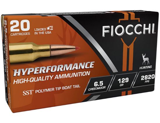 Picture of Fiocchi 65Cmhsa Hyperformance 6.5 Creedmoor 129 Gr Super Shock Tip 20 Per Box/ 10 Case 