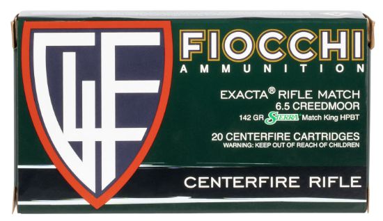 Picture of Fiocchi 65Cmmkc Hyperformance Compete 6.5 Creedmoor 142 Gr Sierra Matchking Bthp 20 Per Box/ 10 Case 