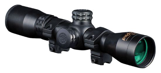 Picture of Konus 7262 Konuspro Compact Matte Black 4X32mm 1" Tube Engraved 30/30 Reticle Includes Mounting Rings 