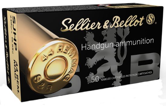 Picture of Sellier & Bellot Sb44c Handgun 44 Rem Mag 240 Gr Semi Jacketed Hollow Point 50 Per Box/ 12 Case 