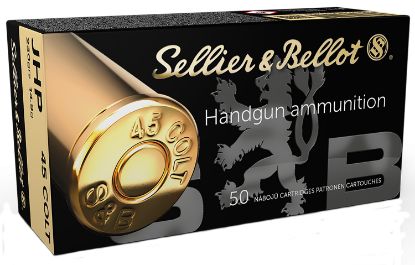 Picture of Sellier & Bellot Sb45f Handgun 45 Colt 230 Gr Jacket Hollow Point 50 Per Box/ 12 Case 