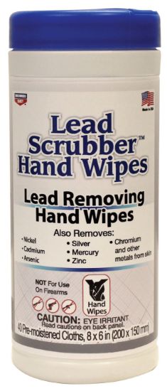 Picture of Birchwood Casey 32440 Lead Scrubber 8" X 6" Wipes 40 Per Pkg 