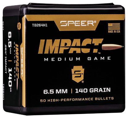 Picture of Speer Tb264h1 Impact 6.5 Creedmoor .264 140 Gr Slipstream Polymer Tip 50 Per Box/ 5 Case 