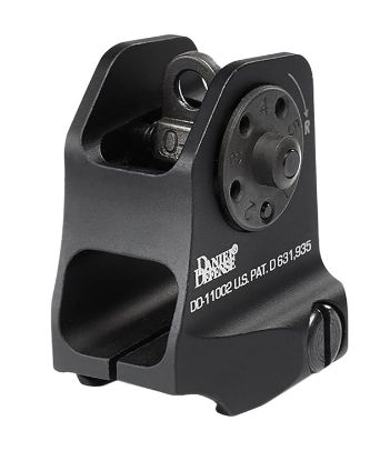 Picture of Daniel Defense 1906411002 A1.5 Fixed Rear Sight Black Hardcoat Anodized Fixed Rear Sight 