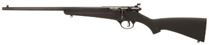 Picture of Savage Arms 13843 Rascal 22 Short Caliber With 1Rd Capacity, 16.12" Barrel, Matte Blued Metal Finish & Matte Black Synthetic Stock Left Hand (Youth) 