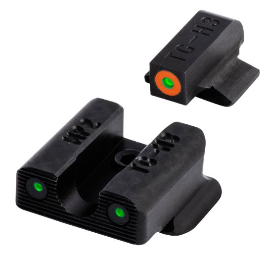 Picture of Truglo Tg231mp2c Tritium Pro Black | Green Tritium White Outline Front Sight Green Tritium Rear Sight 