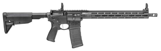 Picture of Springfield Armory Stv916556b Saint Victor 5.56X45mm Nato 30+1 16" Black Melonite Barrel Black Hard Coat Anodized Rec Black Adjustable Bravo Mod 0 Sopmod Stock Black Bravo Mod 3 Grip Right Hand 