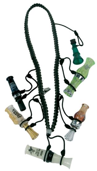 Picture of Primos 69628 Waterfowler's Call Lanyard Black Nylon 