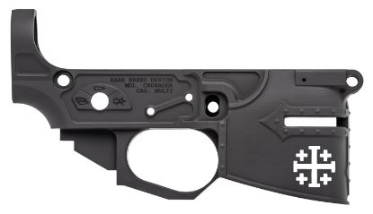 Picture of Spikes Stlb600 Rare Breed Crusader Stripped Lower Receiver Multi-Caliber 7075-T6 Aluminum Black Anodized For Ar-15 