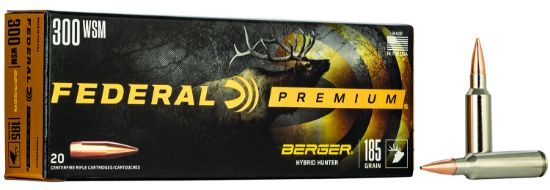 Picture of Federal P300wsmbch1 Premium 300 Wsm 185 Gr Berger Hybrid Hunter 20 Per Box/ 10 Case 