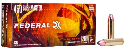 Picture of Federal F450bmfs1 Fusion 450 Bushmaster 260 Gr Fusion Soft Point 20 Per Box/ 10 Case 