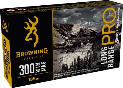 Picture of Browning Ammo B192503001 Long Range Pro 300 Win Mag 195 Gr Sierra Matchking Btpt 20 Per Box/ 10 Case 