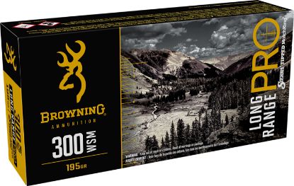 Picture of Browning Ammo B192530001 Long Range Pro 300 Wsm 195 Gr Sierra Matchking Btpt 20 Per Box/ 10 Case 