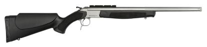 Picture of Cva Cr4817s Scout Takedown Full Size 350 Legend 1Rd 20" Threaded/Fluted, Matte Stainless Barrel/Rec, Black Synthetic Furniture 