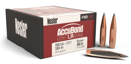 Picture of Nosler 58518 Accubond Long Range 338 Cal .338 300 Gr Spitzer Point/ 100 Per Box 