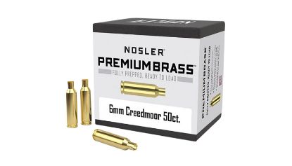 Picture of Nosler 10229 Premium Brass Unprimed Cases 6Mm Creedmoor Rifle Brass/ 50 Per Box 