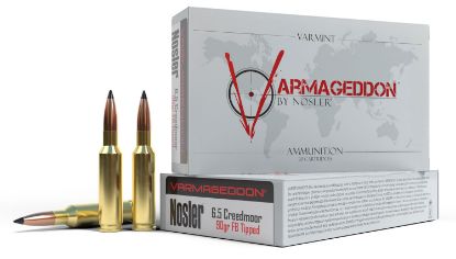 Picture of Nosler 65175 Varmageddon 6.5 Creedmoor 90 Gr Flat Base Tipped 20 Per Box/ 10 Case 