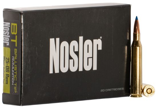 Picture of Nosler 40071 Ballistic Tip 25-06 Rem 115 Gr Spitzer Ballistic Tip 20 Per Box/ 10 Case 