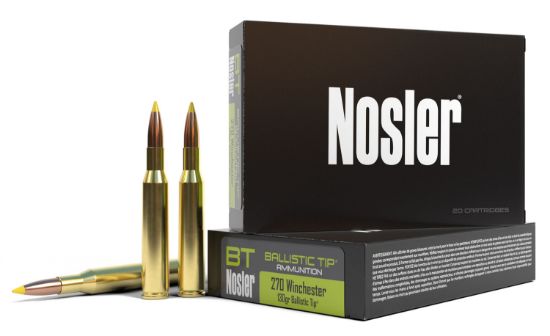 Picture of Nosler 40062 Ballistic Tip 270 Win 130 Gr Spitzer Ballistic Tip 20 Per Box/ 10 Case 