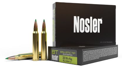 Picture of Nosler 40053 Ballistic Tip 300 Win Mag 180 Gr Spitzer Ballistic Tip 20 Per Box/ 10 Case 