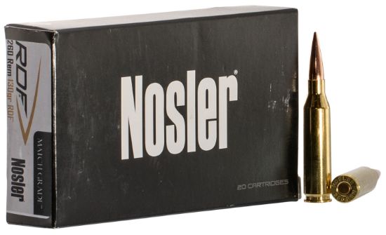 Picture of Nosler 60138 Match Grade Rdf 260 Rem 130 Gr Rdf Hollow Point Boat Tail 20 Per Box/ 10 Case 