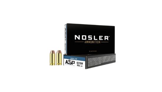 Picture of Nosler 51412 Assured Stopping Power Handgun 10Mm Auto 180 Gr Jacket Hollow Point 50 Per Box/ 10 Case 