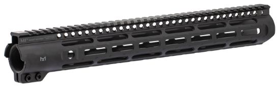 Picture of Midwest Industries Inc Mislh15 Slimline Ar-15 6061 Aluminum Black Hard Coat Anodized 15" 