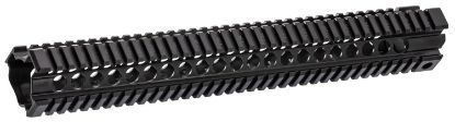 Picture of Midwest Industries Inc Micrt15 T-Series Ar-15 6061 Aluminum Black Hard Coat Anodized 15" 