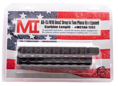 Picture of Midwest Industries Inc Mctar17g2 Gen 2 Ar-15 6061 Aluminum Black Hard Coat Anodized 7" 