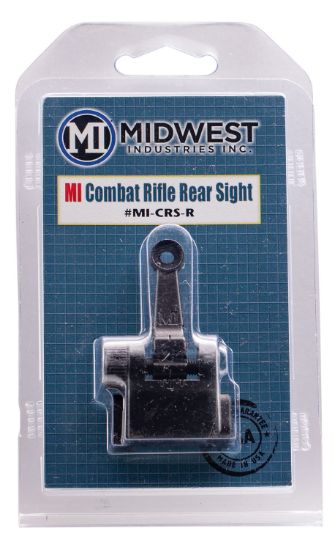 Picture of Midwest Industries Micrsr Combat Rifle Rear Flip Sight Black For Ar-15, M16, M4 