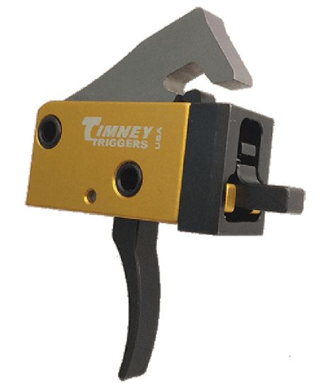 Picture of Timney Triggers 681 Pcc Trigger Single-Stage Curved Trigger With 2.50-3 Lbs Draw Weight For Ar-Platform 