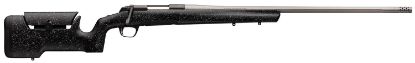 Picture of Browning 035438294 X-Bolt Max Long Range 6.5 Prc 4+1 26" Mb Matte Black Rec/Barrel Gray Speck Black Fixed Max Adjustable Comb Stock Right Hand (Full Size) 