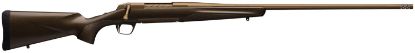 Picture of Browning 035418295 X-Bolt Pro Burnt Bronze 30 Nosler 3+1 26" Barrel With Muzzle Brake, Spiral Fluted Bolt, Burnt Bronze Cerakote, Textured Grip Paneled Carbon Fiber Stock 