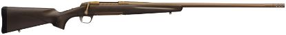 Picture of Browning 035443295 X-Bolt Pro Long Range Burnt Bronze 30 Nosler 3+1 26" Fluted Heavy Barrel With Muzzle Brake, Spiral Fluted Bolt, Burnt Bronze Cerakote, Textured Grip Paneled Carbon Fiber Stock 