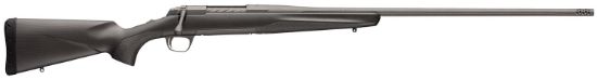 Picture of Browning 035459295 X-Bolt Pro Tungsten 30 Nosler 3+1 26" Barrel With Muzzle Brake, Spiral Fluted Bolt, Tungsten Gray Cerakote, Textured Grip Paneled Carbon Fiber Stock 