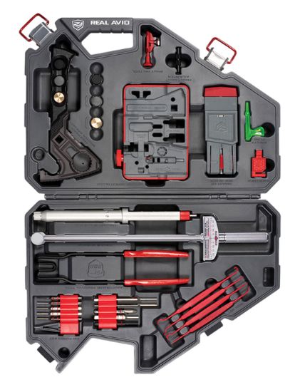 Picture of Real Avid Avar15amk Ar15 Master Kit Gray/Red Multiple 