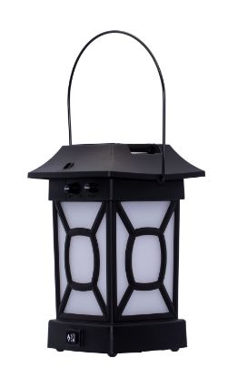 Picture of Thermacell Mr9w Patio Shield Lantern Cambridge Black Effective 15 Ft Odorless Scent Repels Mosquito Effective Up To 12 Hrs 