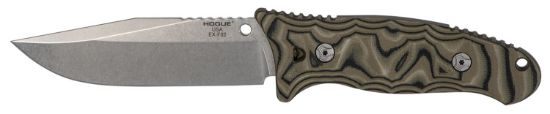 Picture of Hogue 35278 Ex-F02 4.50" Fixed Clip Point Plain Tumble Polish 154Cm Ss Blade/ G-Mascus Green G10 Handle 