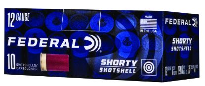 Picture of Federal Sh1294b Shorty 12 Gauge 1.75" 15/16 Oz 4 Buck Shot 15 Pellets 10 Per Box/ 10 Case 