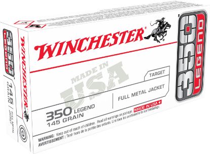 Picture of Winchester Ammo Usa3501 Usa 350 Legend 145 Gr Full Metal Jacket 20 Per Box/ 10 Case 