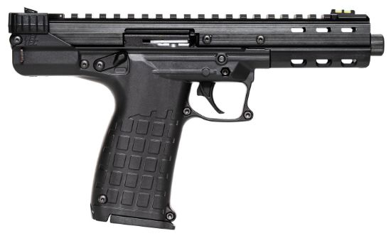 Picture of Kel-Tec Cp33blk Cp33 22 Lr 33+1 5.50" All Black Ported/Threaded Barrel, Serrated/Optic Ready Slide, Polymer W/Picatinny Rail Frame, Black Polymer Grip Ambidextrous 